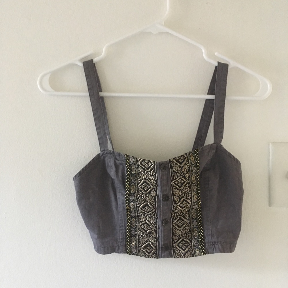urban outfitters/staring at stars crop top